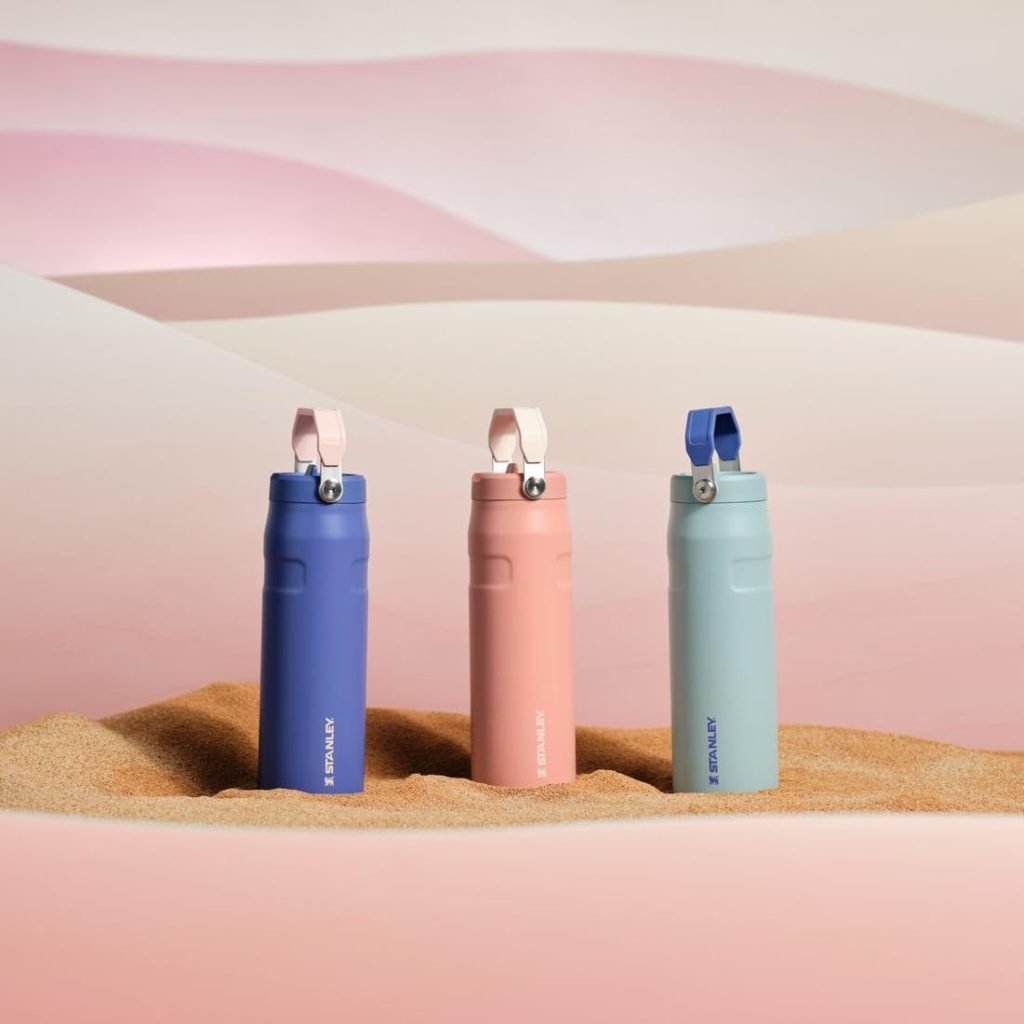Stanley flip top cup in pastel colors
