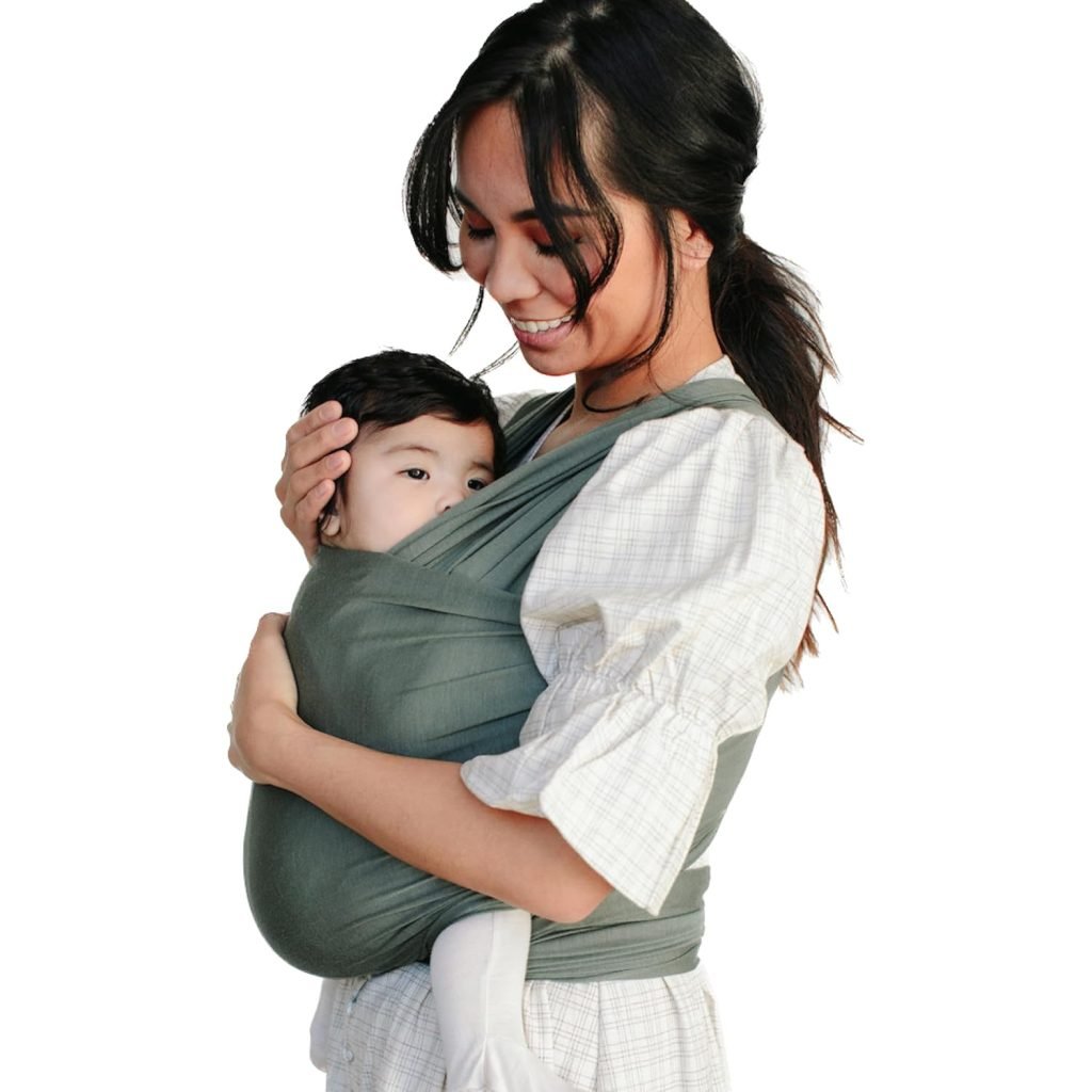 Solly baby wrap in forest green color
